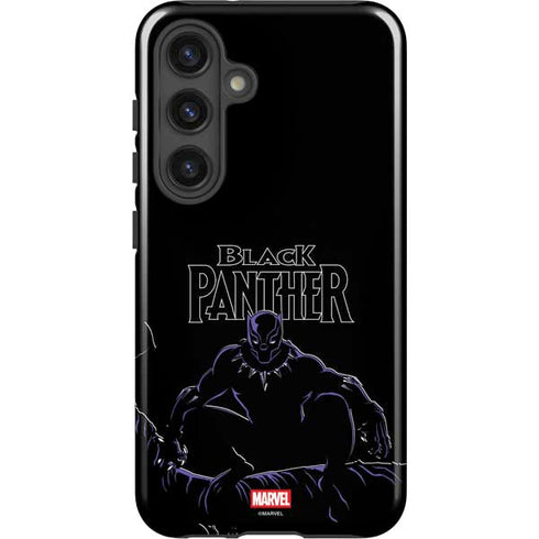 Marvel Black Panther Night Time Watch Galaxy S25 Impact Case